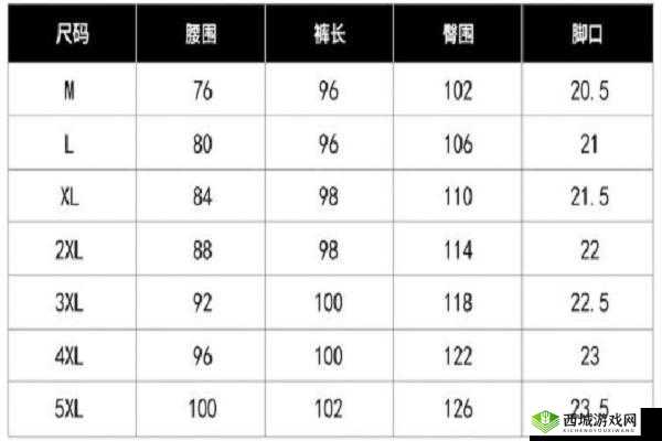 欧码 XL 是亚洲码 L 还是 XL？
