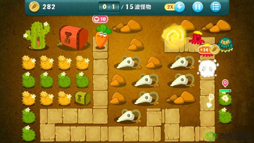 保卫萝卜 3 工厂第 12 关金萝卜攻略:轻松过关的秘密武器