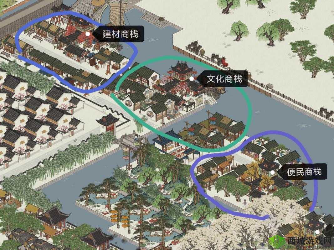 江南百景图街边演出布局推荐