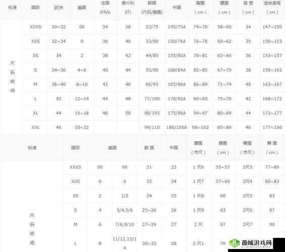 欧洲尺码日本尺码特价:时尚服装尺码优惠大放送