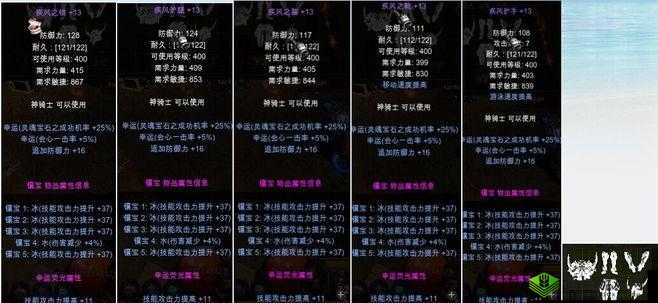 奇迹MU觉醒剑士宝石选择,红、黄、绿宝石的搭配策略